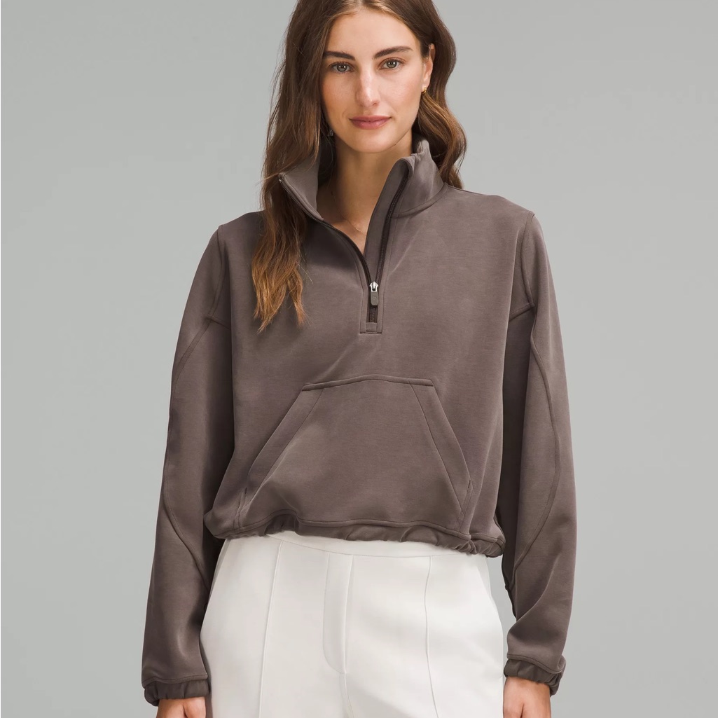 Lululemon Brushed Softstreme Half Zip